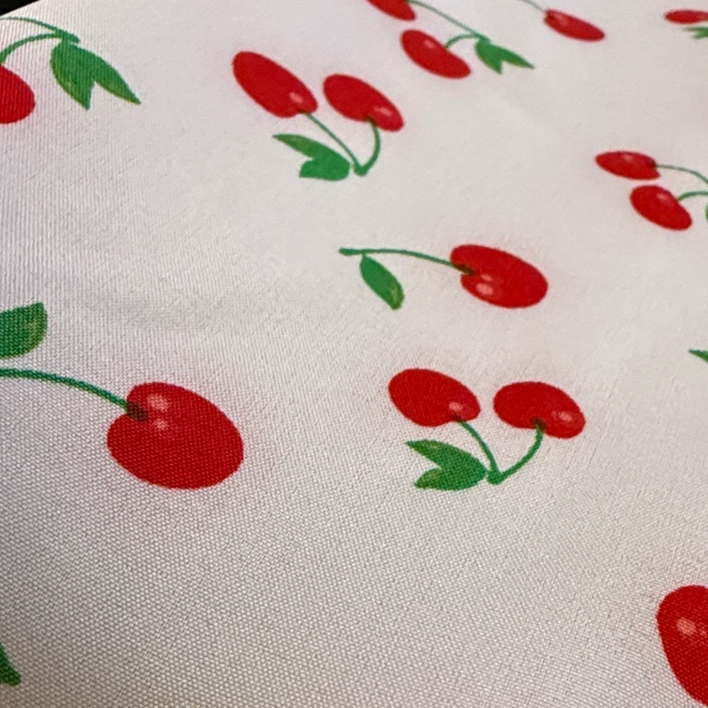 Cherry Print Button Down Shirt - Picture 4 of 4